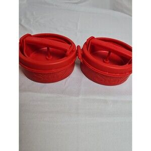 2 StufZ Burger Press Hamburger Patty Maker Red Kitchen BBQ Grill Tool Set